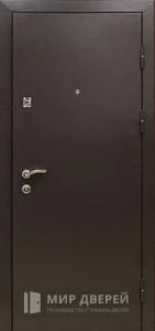 Металлическая дверь в современном стиле в гостиницу №3 внешняя - фото