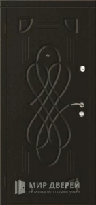 Современная стильная входная дверь №24 внутренняя - фото