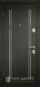 Дверь в коттедж современная входная №21 внутренняя - фото