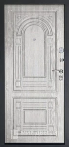 Металлическая дверь современная в коттедж №19 внутренняя - фото