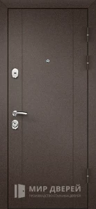 Дверь входная в дом в современном стиле №27 внешняя - фото