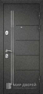 Стальная дверь в современном стиле в квартиру №4 внешняя - фото